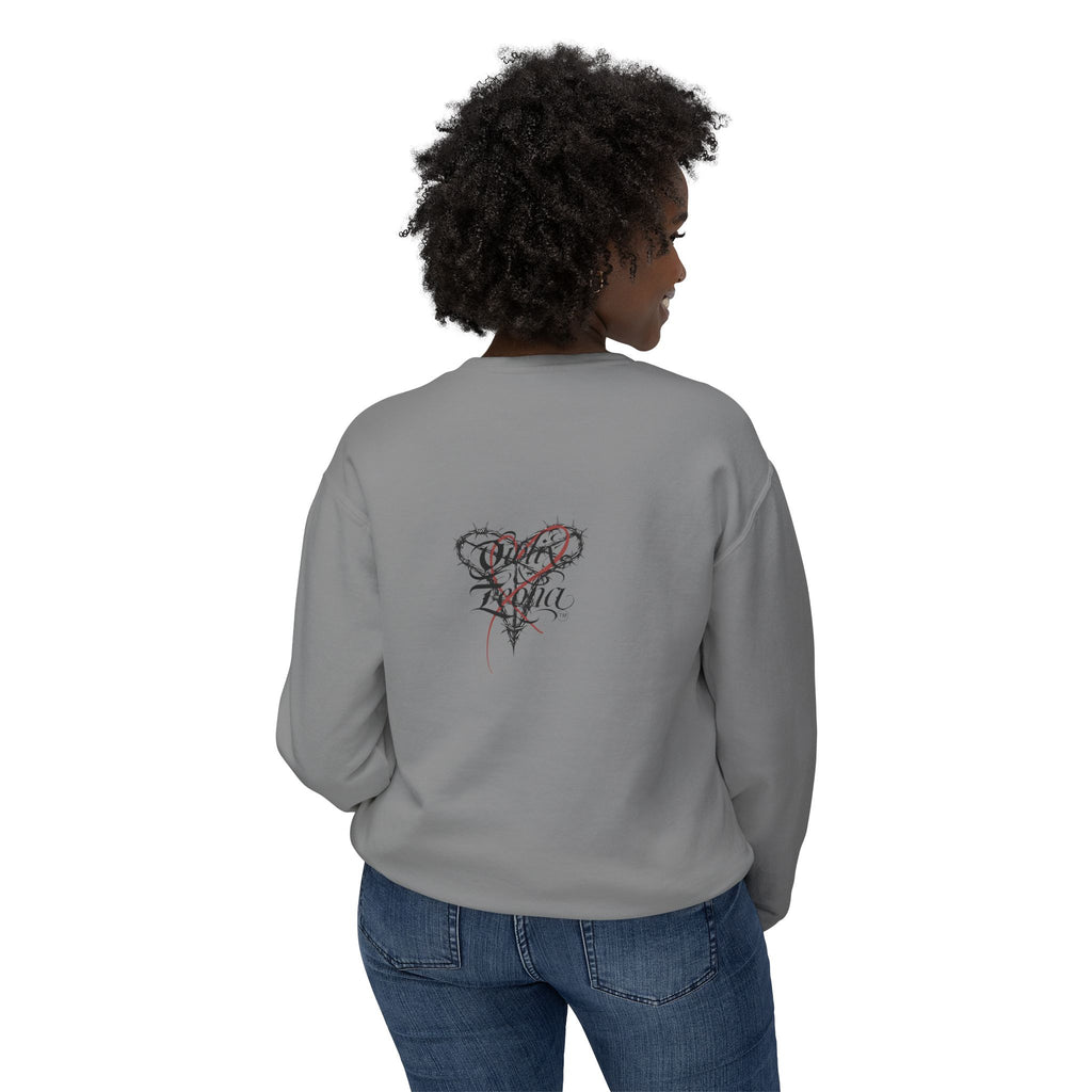 Melanin Pride Crewneck Sweatshirt — Elegant Portrait Graphic