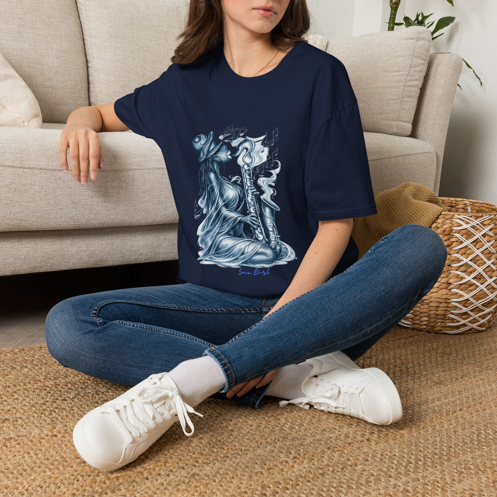 Saxophone Soul T-Shirt — Jazz Musician Silhouette Graphic