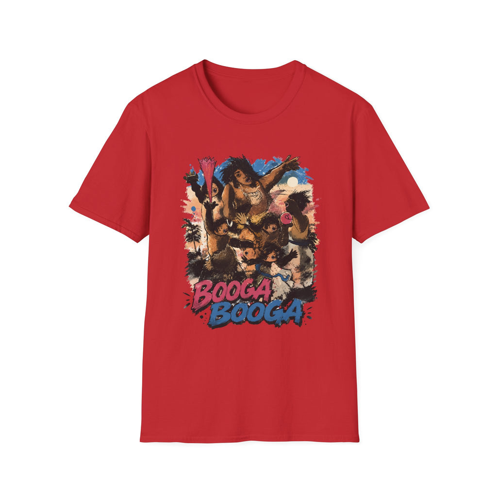 Booga Booga Surf Graphic T-Shirt — Tropical Retro Beach Vibes