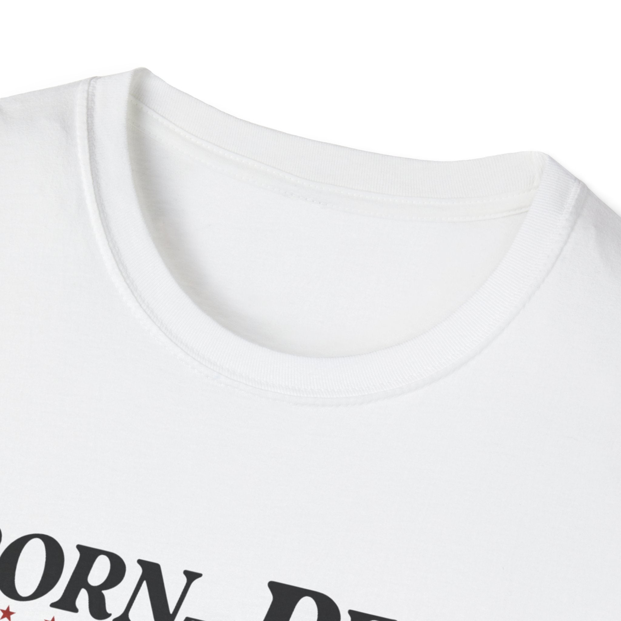 Born to Read, Forced to Work Graphic T-Shirt — Retro Pop Art Book Lover Tee (Green eyes)