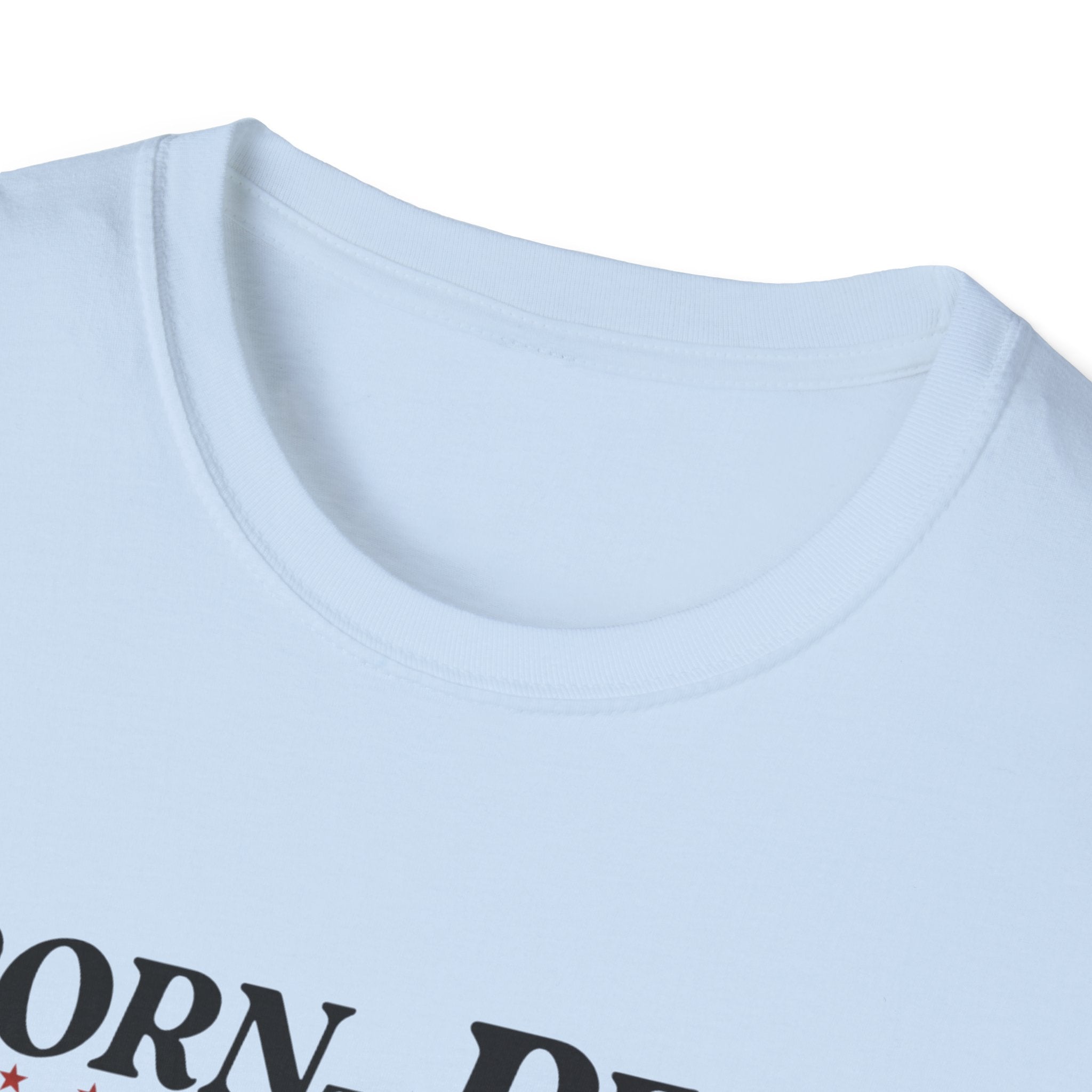 Born to Read, Forced to Work Graphic T-Shirt — Retro Pop Art Book Lover Tee (Green eyes)