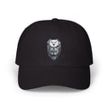 Owlix & Leona Watercolor Dad Cap — Artistic Roaring Lioness & Calm Owl Baseball Hat