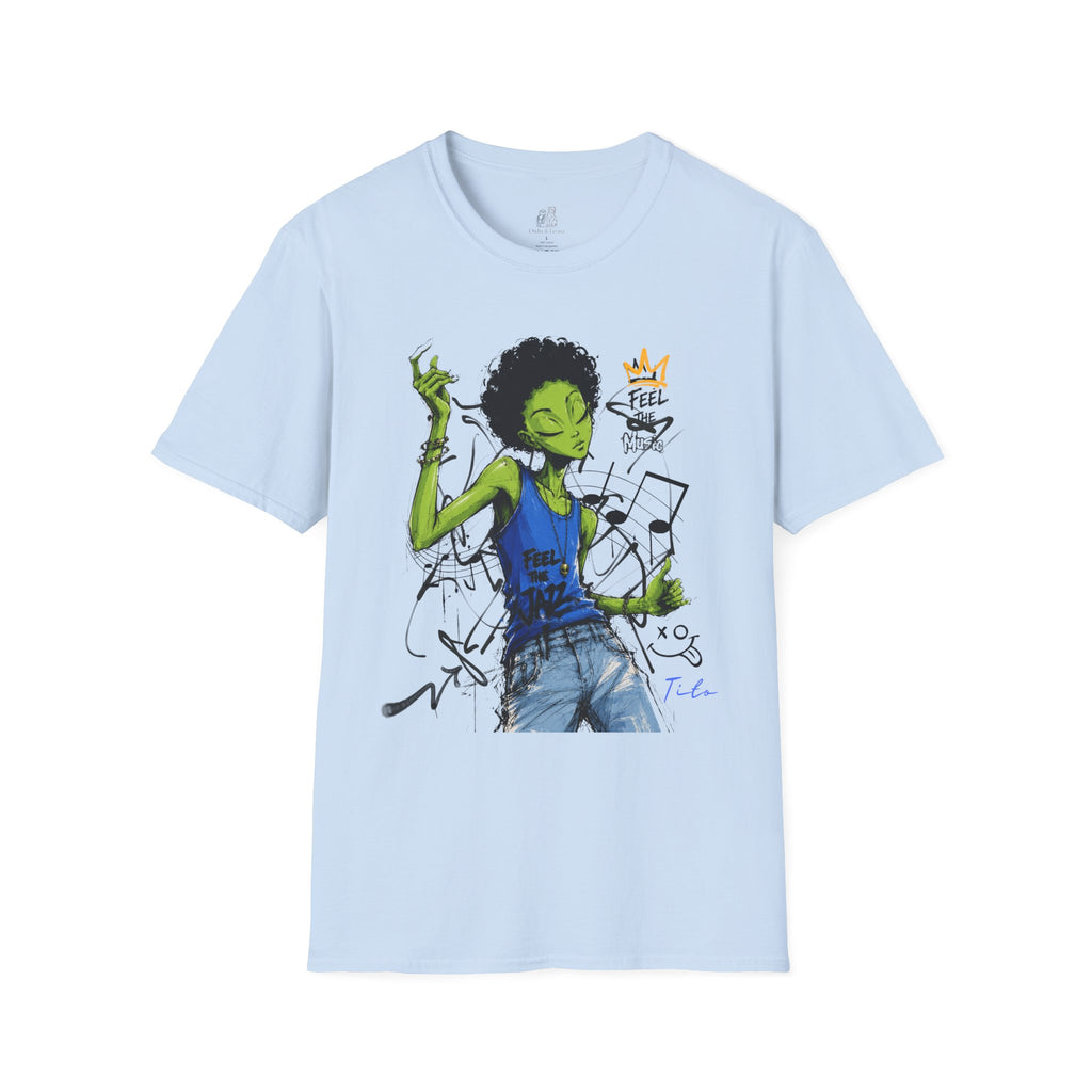 Music Vibes Graphic T-Shirt — 'Feel the Music' Tito-Tito & Ray Edition