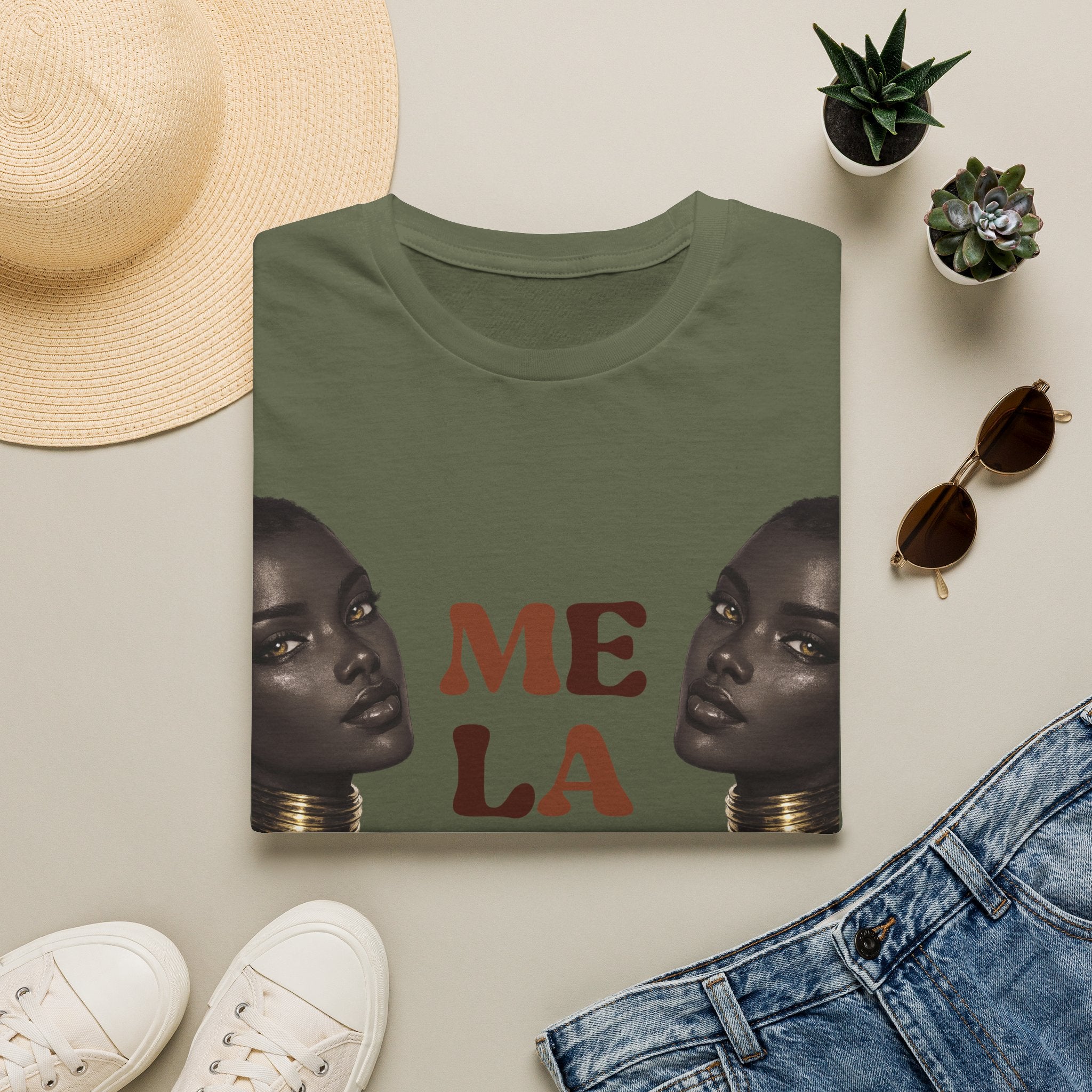 T-Shirt — Mela / Melanin Portrait Tee