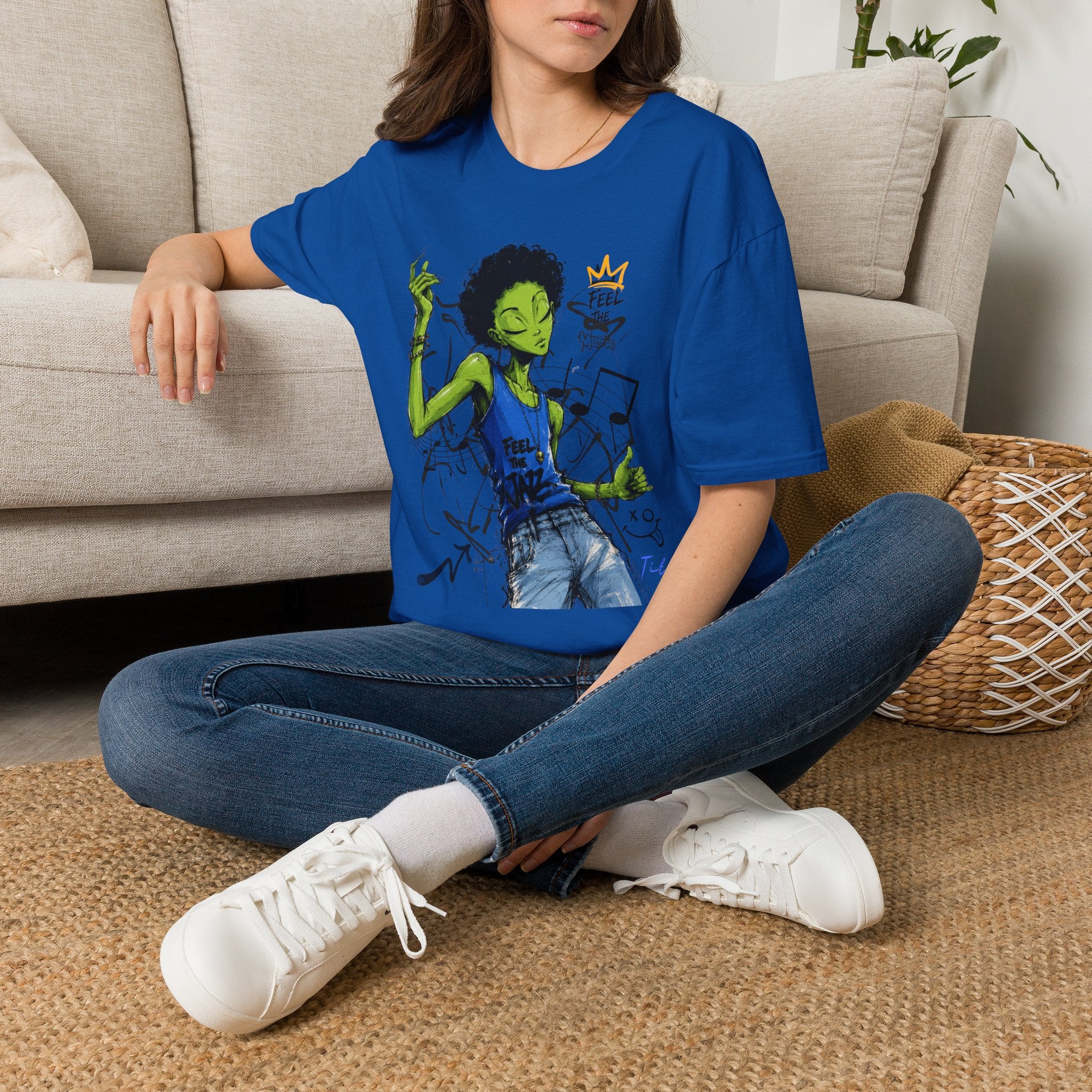 Music Vibes Graphic T-Shirt — 'Feel the Music' Tito-Tito & Ray Edition