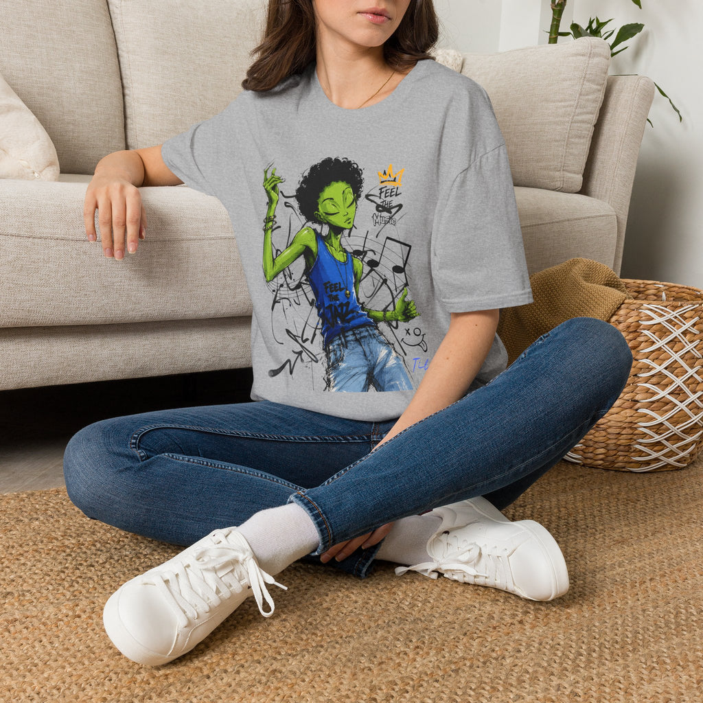 Music Vibes Graphic T-Shirt — 'Feel the Music' Tito-Tito & Ray Edition