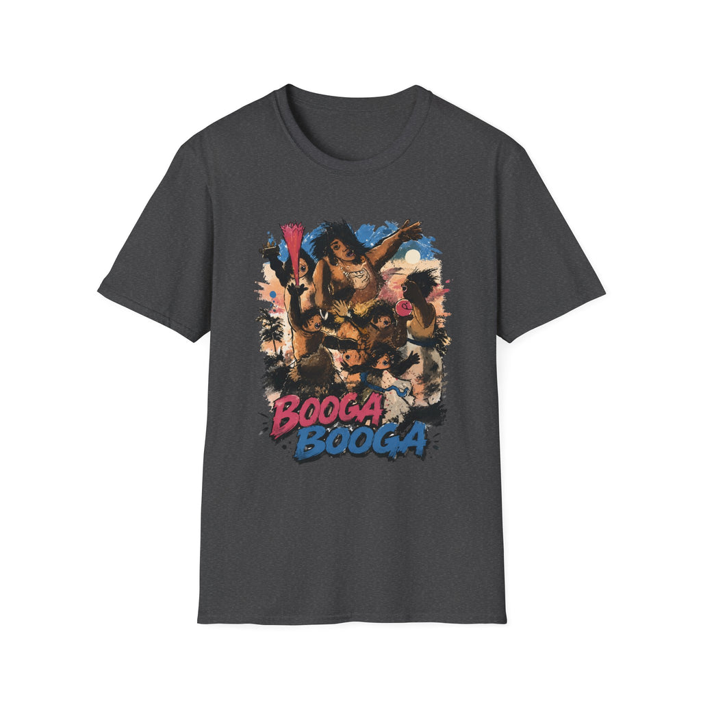 Booga Booga Surf Graphic T-Shirt — Tropical Retro Beach Vibes