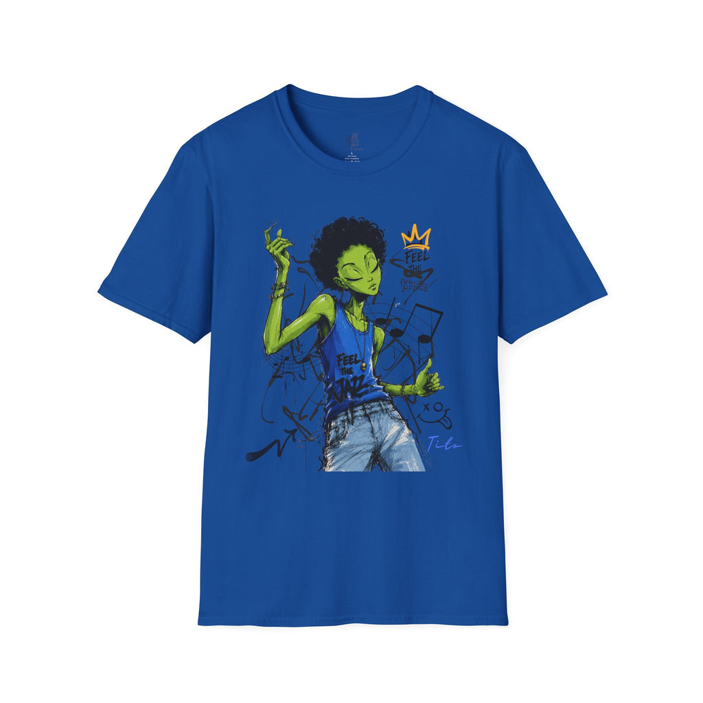 Music Vibes Graphic T-Shirt — 'Feel the Music' Tito-Tito & Ray Edition