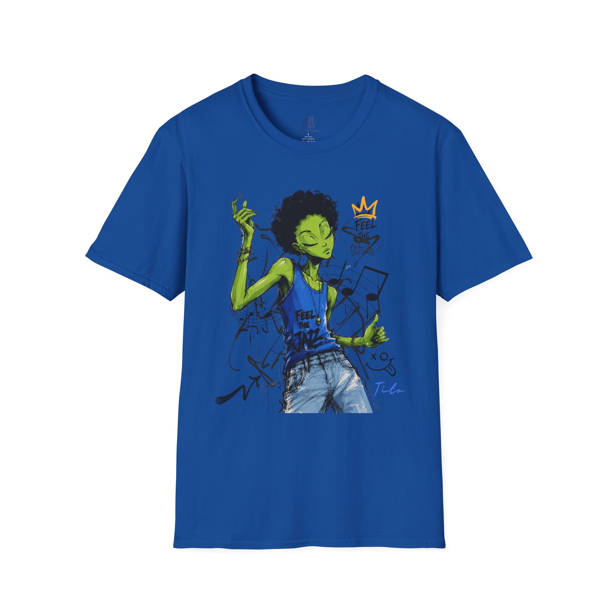Music Vibes Graphic T-Shirt — 'Feel the Music' Tito-Tito & Ray Edition