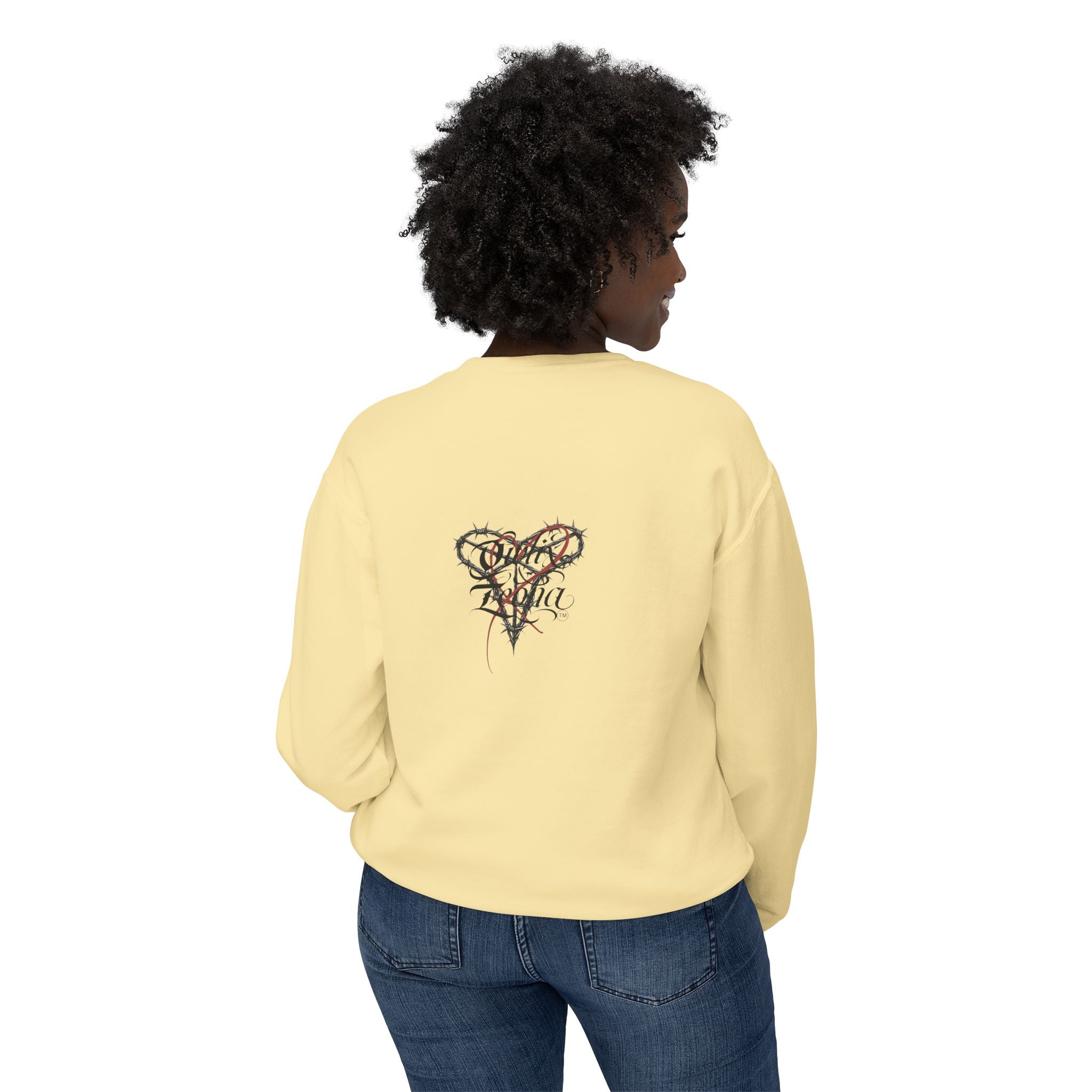 Melanin Pride Crewneck Sweatshirt — Elegant Portrait Graphic