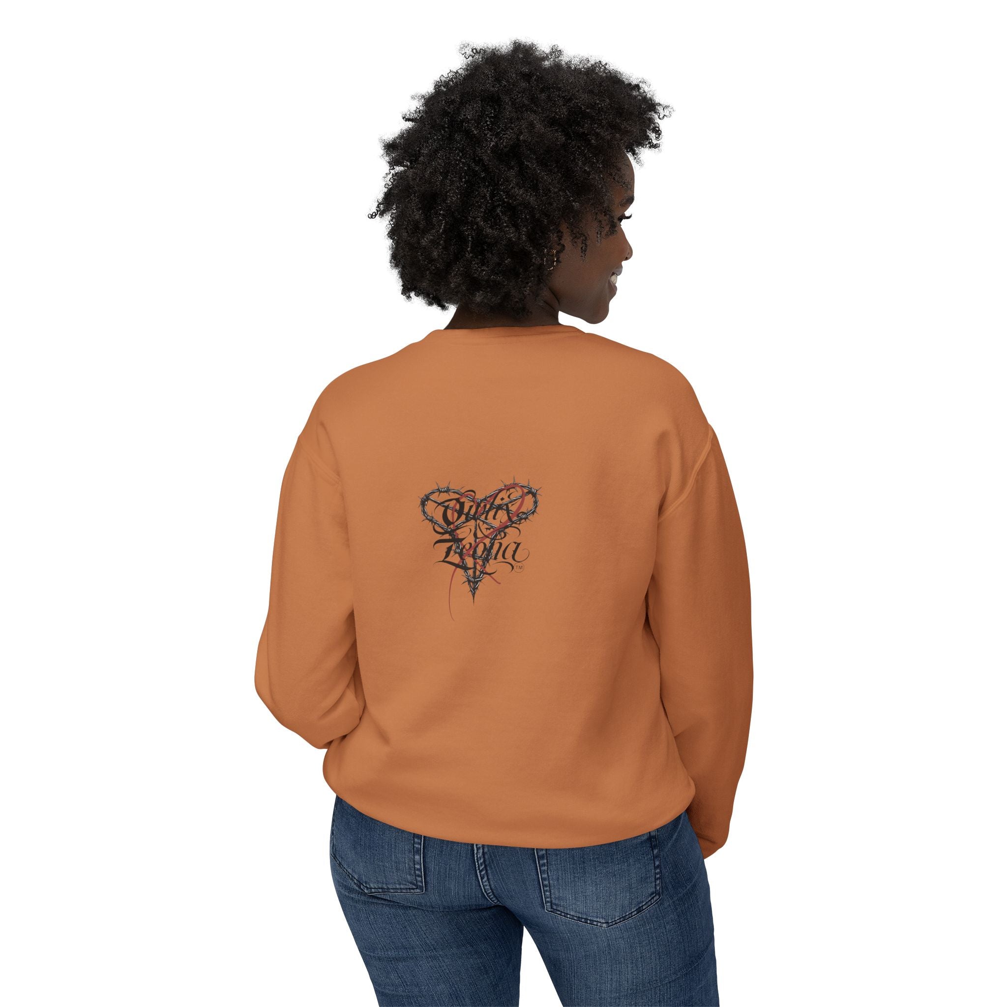 Melanin Pride Crewneck Sweatshirt — Elegant Portrait Graphic