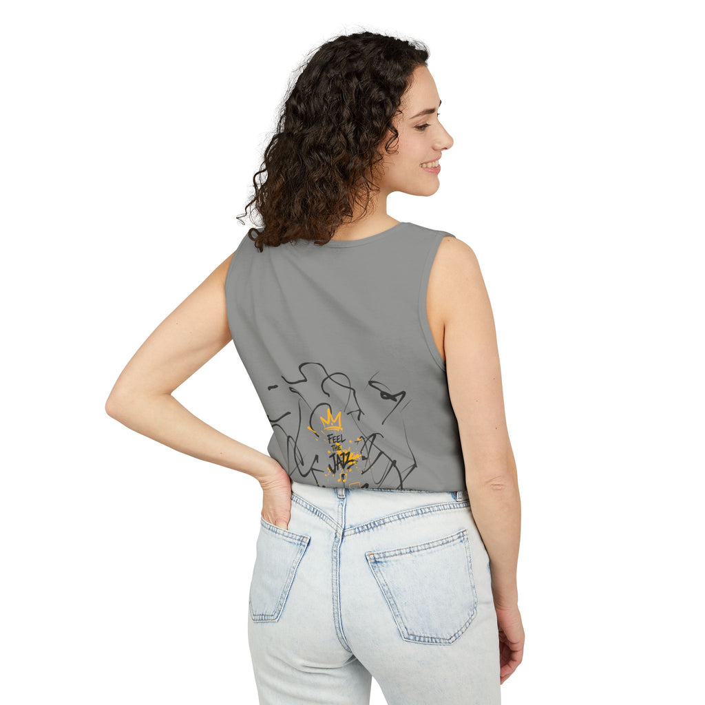 Alien Duo Graphic Tank Top — Retro Streetwear Art Tee-Tito & Raz Edition