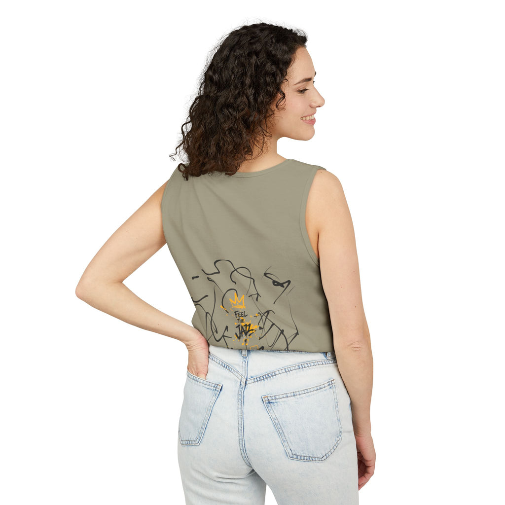 Alien Duo Graphic Tank Top — Retro Streetwear Art Tee-Tito & Raz Edition