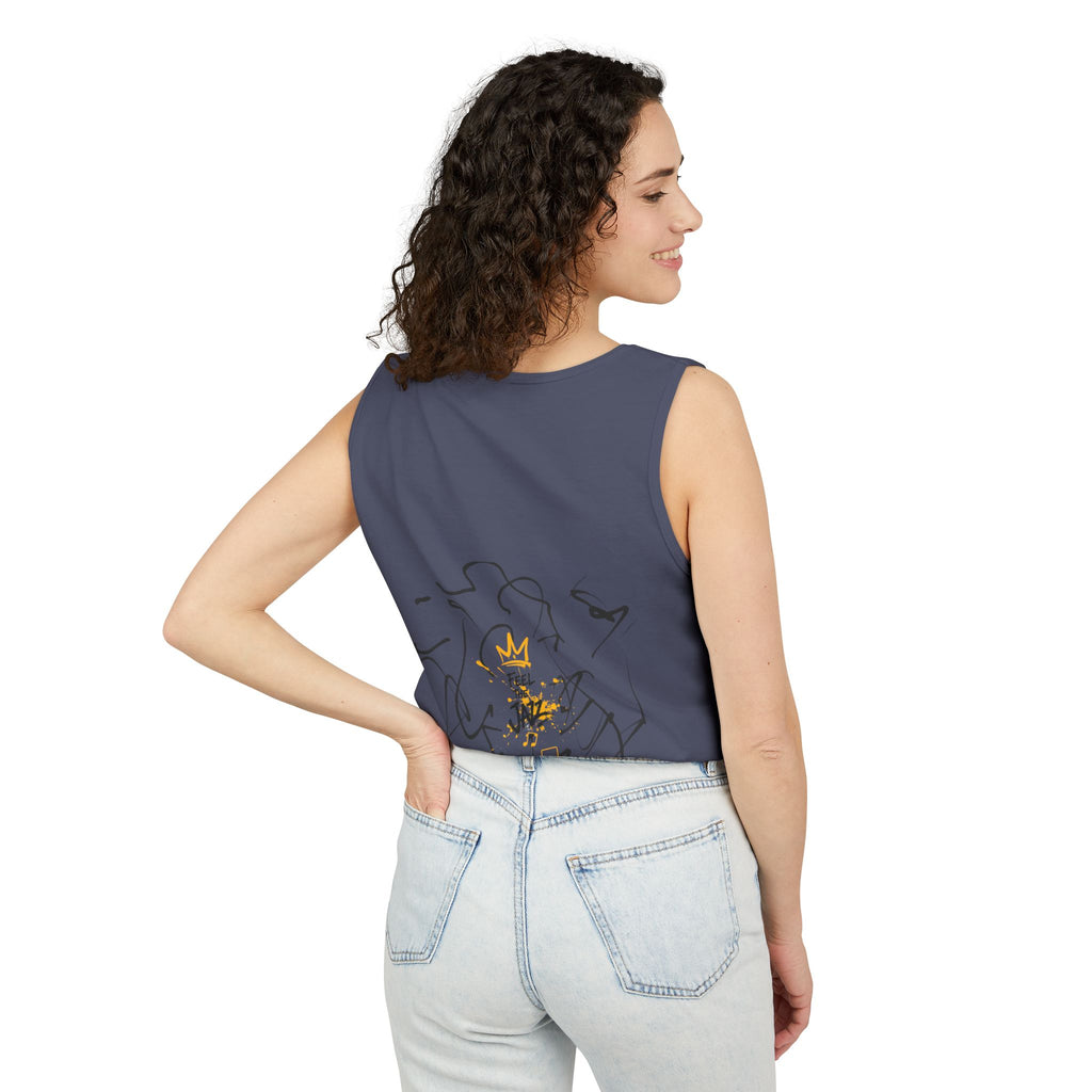 Alien Duo Graphic Tank Top — Retro Streetwear Art Tee-Tito & Raz Edition