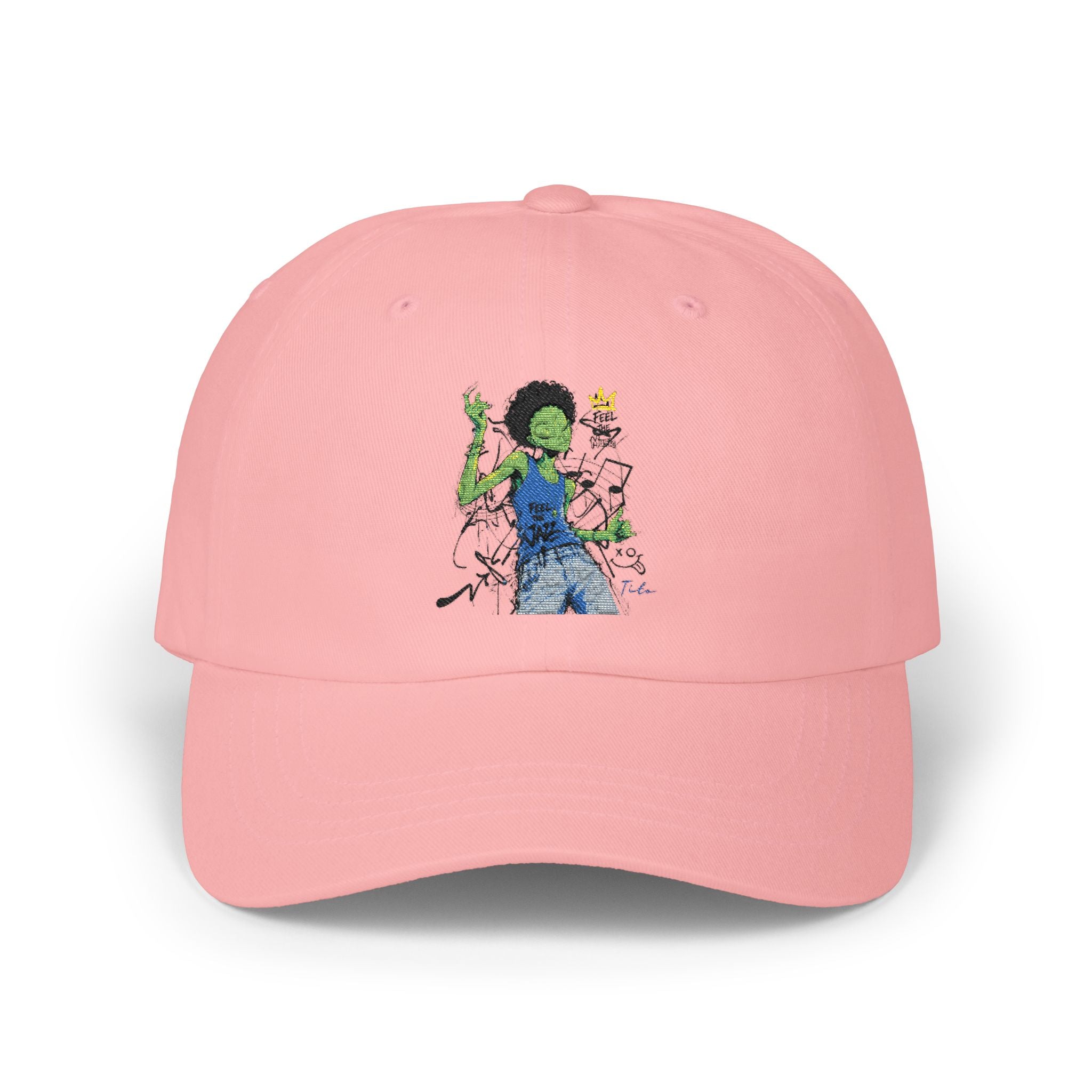 Dad Cap — Tito Grooving to the Music Alien  Embroidered Baseball Hat