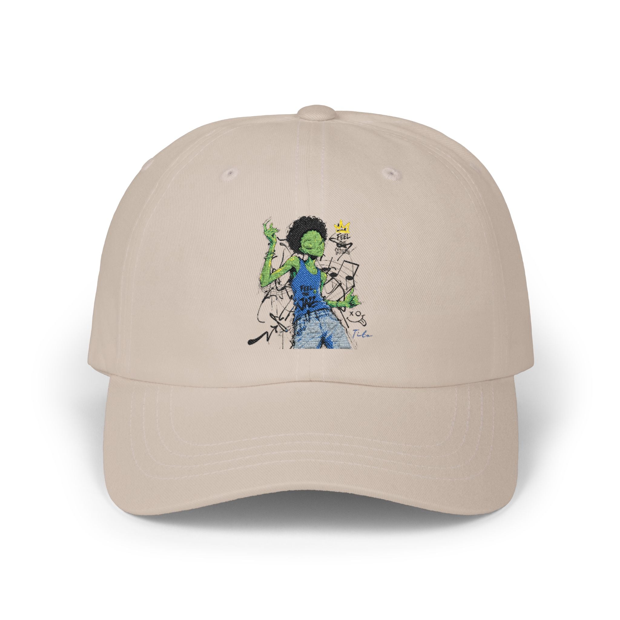 Dad Cap — Tito Grooving to the Music Alien  Embroidered Baseball Hat