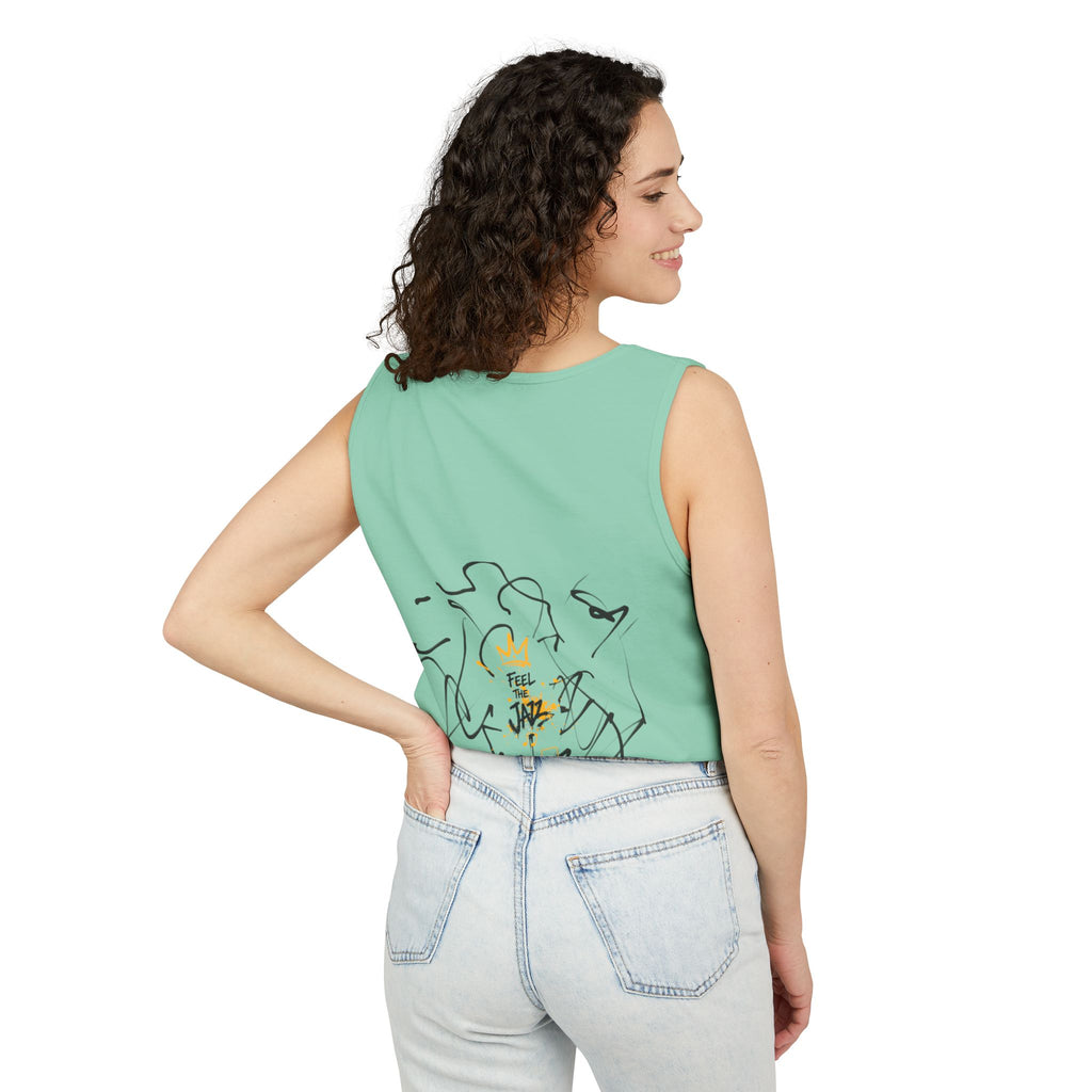 Alien Duo Graphic Tank Top — Retro Streetwear Art Tee-Tito & Raz Edition