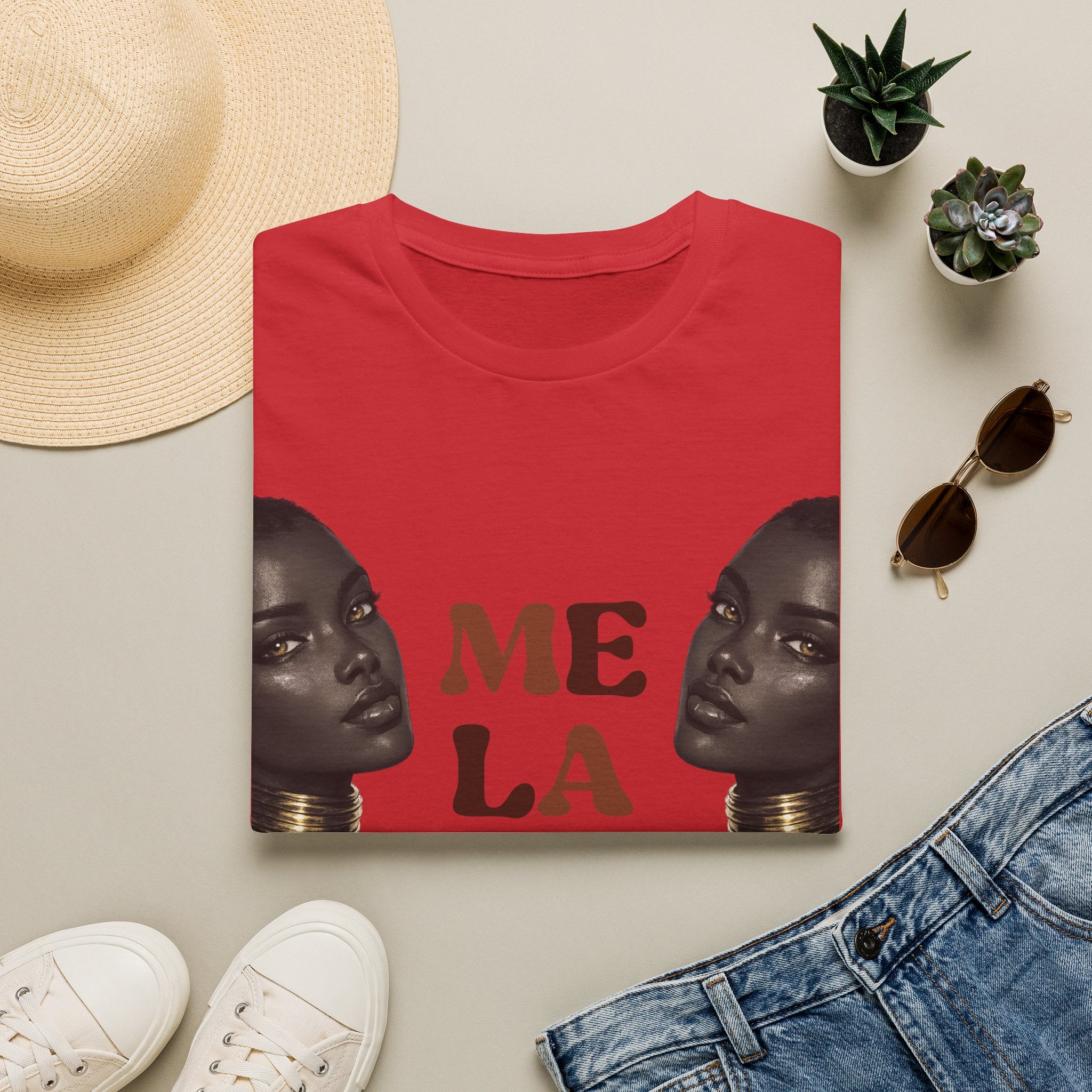 T-Shirt — Mela / Melanin Portrait Tee