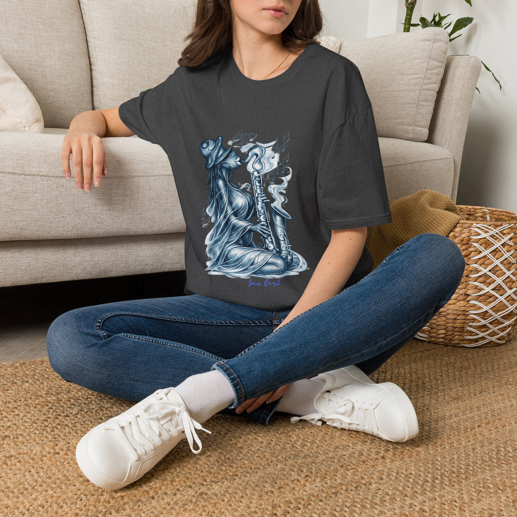 Saxophone Soul T-Shirt — Jazz Musician Silhouette Graphic