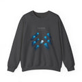 Crewneck Sweatshirt — Blue Jellyfish Graphic Pullover 不易察觉的