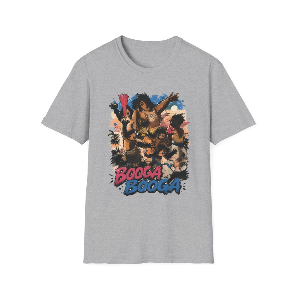 Booga Booga Surf Graphic T-Shirt — Tropical Retro Beach Vibes