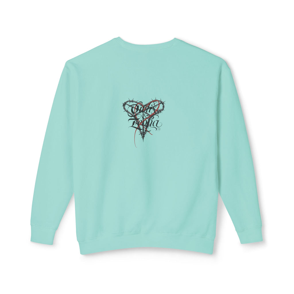 Crewneck Sweatshirt — 'Me La Nin' Melanin Portrait Graphic-Fall Collection