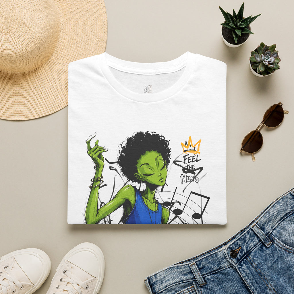 Music Vibes Graphic T-Shirt — 'Feel the Music' Tito-Tito & Ray Edition