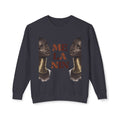 Crewneck Sweatshirt — 'Me La Nin' Melanin Portrait Graphic-Fall Collection
