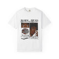Born to Read, Forced to Work T-Shirt — Retro Comic Reading Graphic Tee