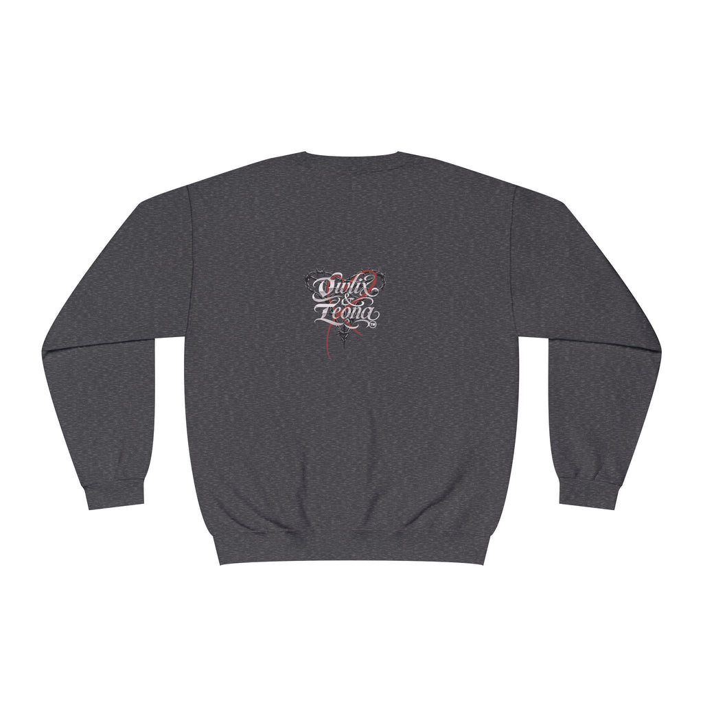 Owlix & Leona Graphic Crewneck Sweatshirt — Dual Animal Spirit Design