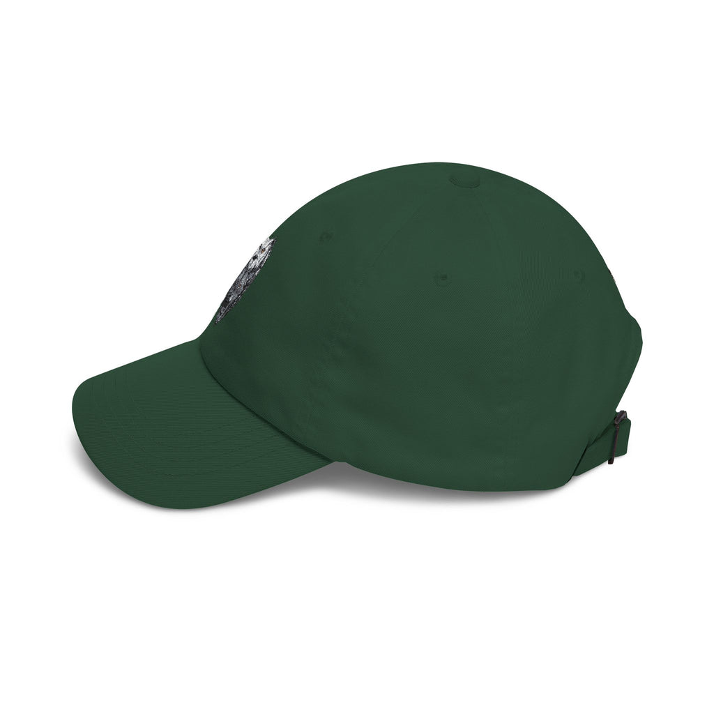 Owlix & Leona Watercolor Dad Cap — Artistic Roaring Lioness & Calm Owl Baseball Hat