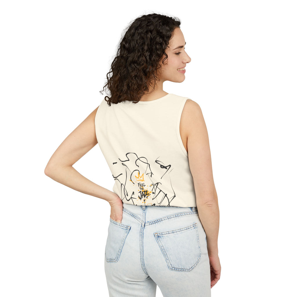 Alien Duo Graphic Tank Top — Retro Streetwear Art Tee-Tito & Raz Edition