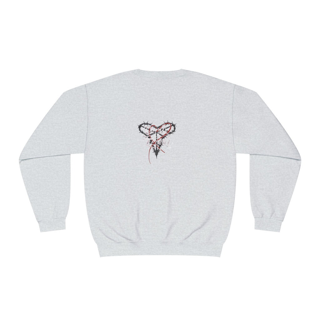 Owlix & Leona Graphic Crewneck Sweatshirt — Dual Animal Spirit Design