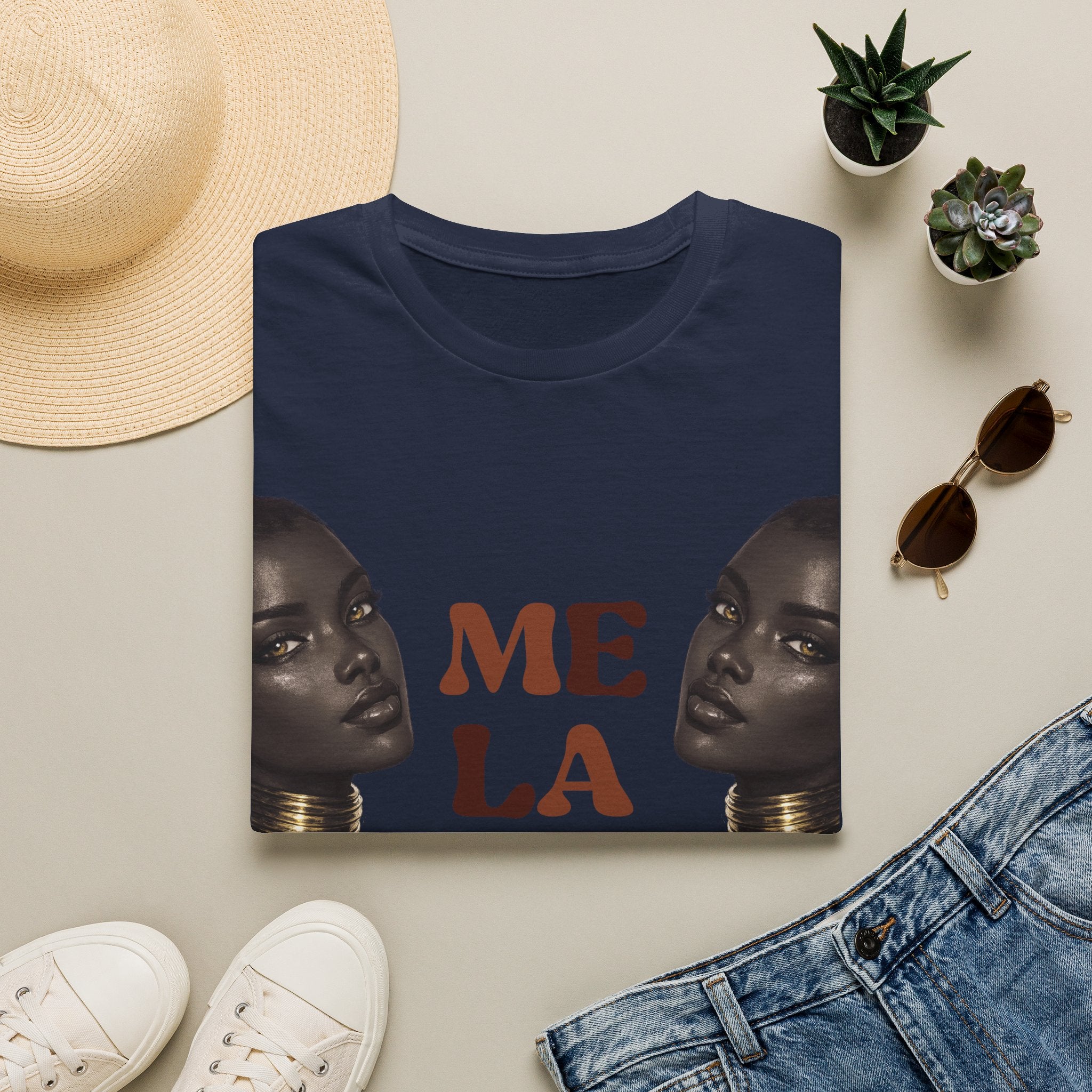 T-Shirt — Mela / Melanin Portrait Tee