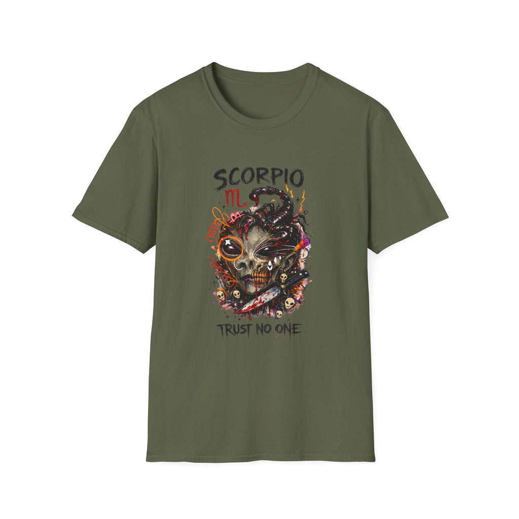 Scorpio Zodiac T-Shirt — 'Trust No One'