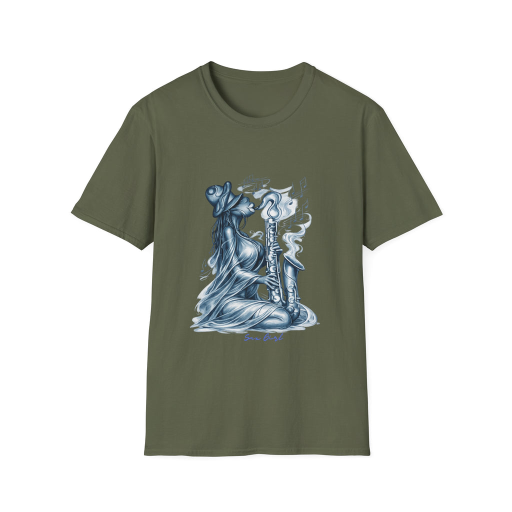 Saxophone Soul T-Shirt — Jazz Musician Silhouette Graphic