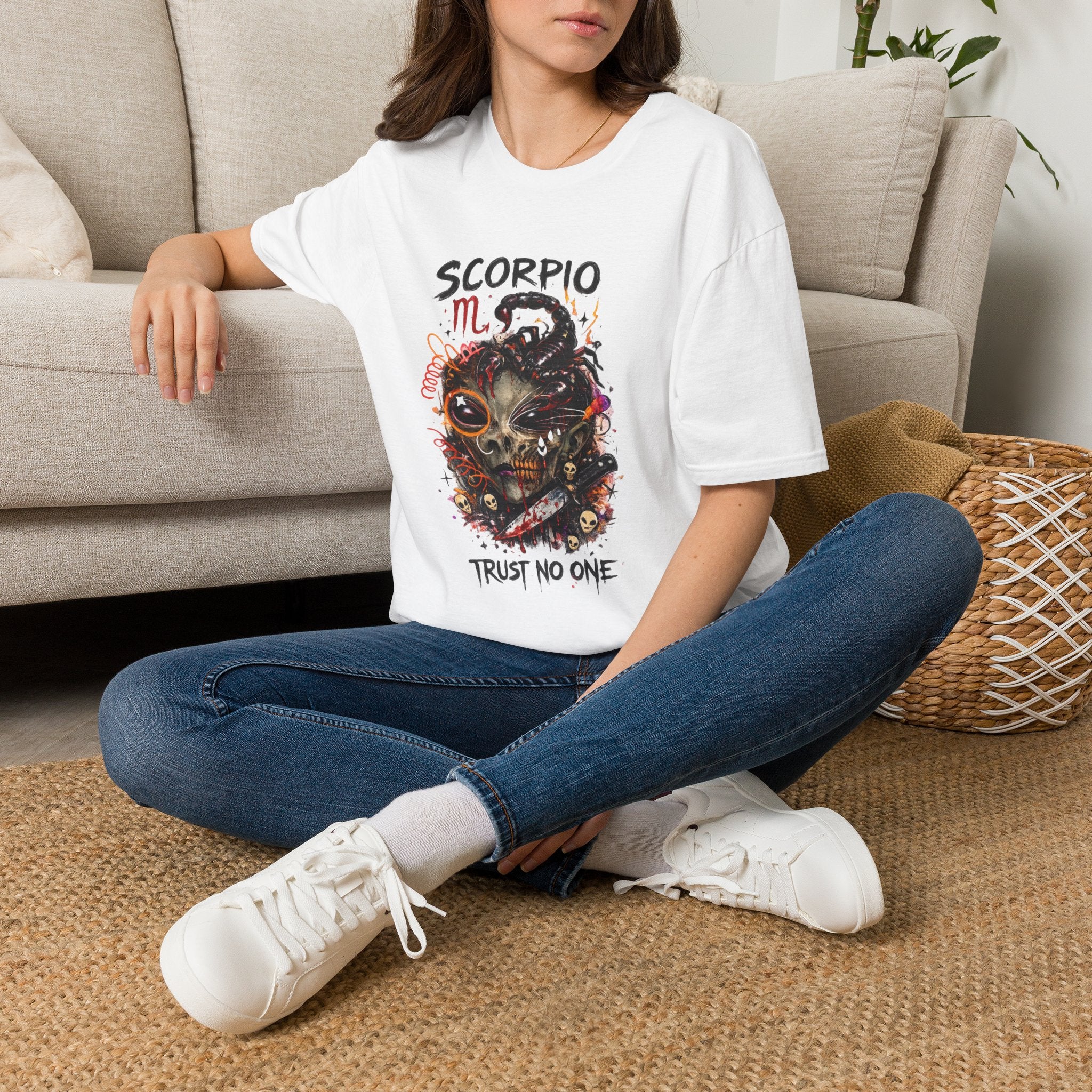 Scorpio Zodiac T-Shirt — 'Trust No One'