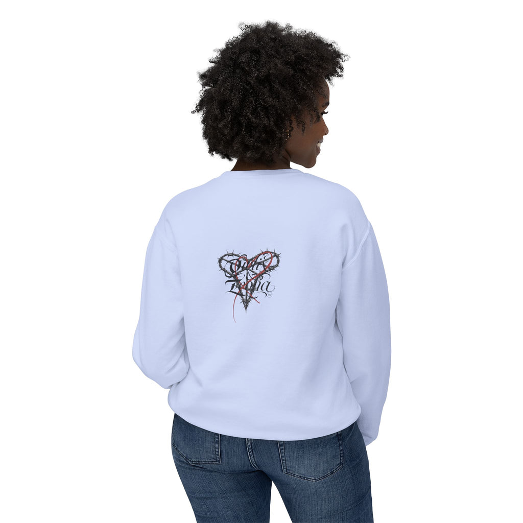 Melanin Pride Crewneck Sweatshirt — Elegant Portrait Graphic