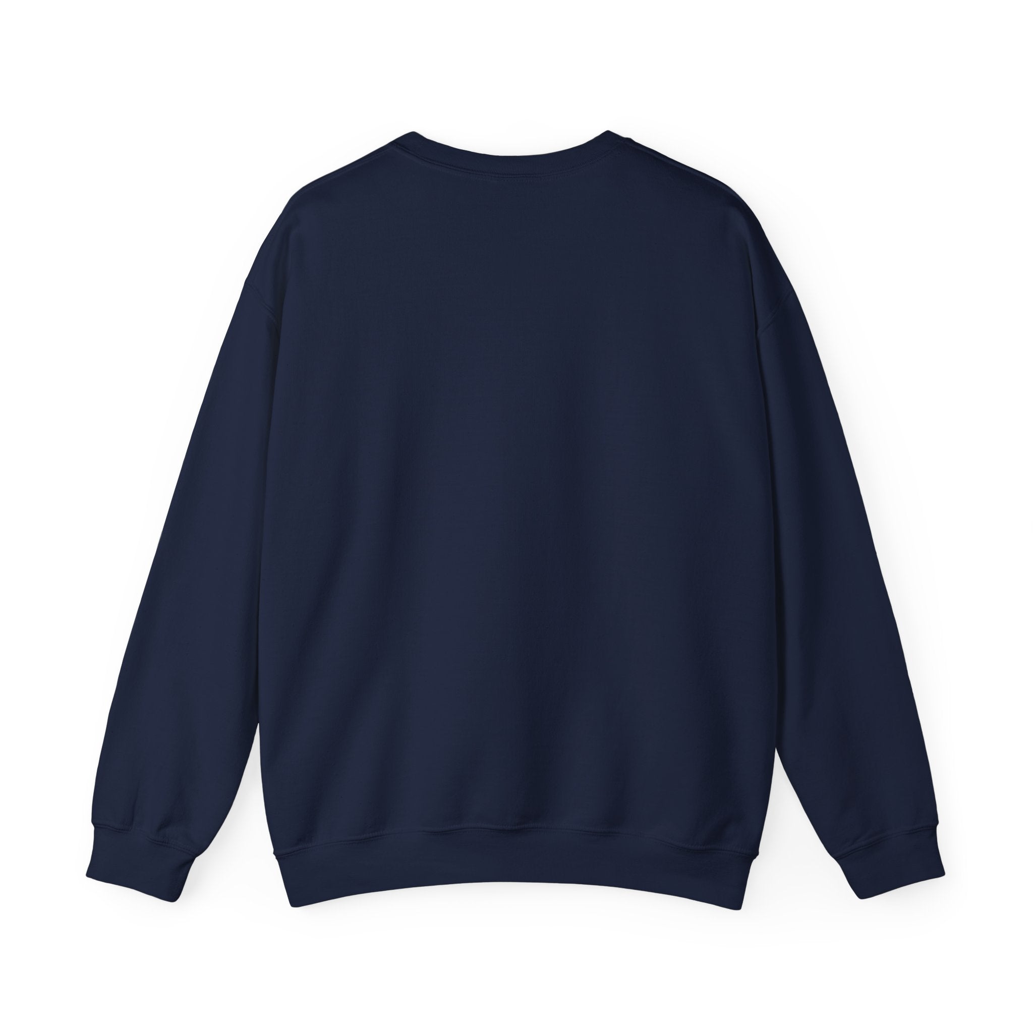 Crewneck Sweatshirt — Blue Jellyfish Graphic Pullover 不易察觉的
