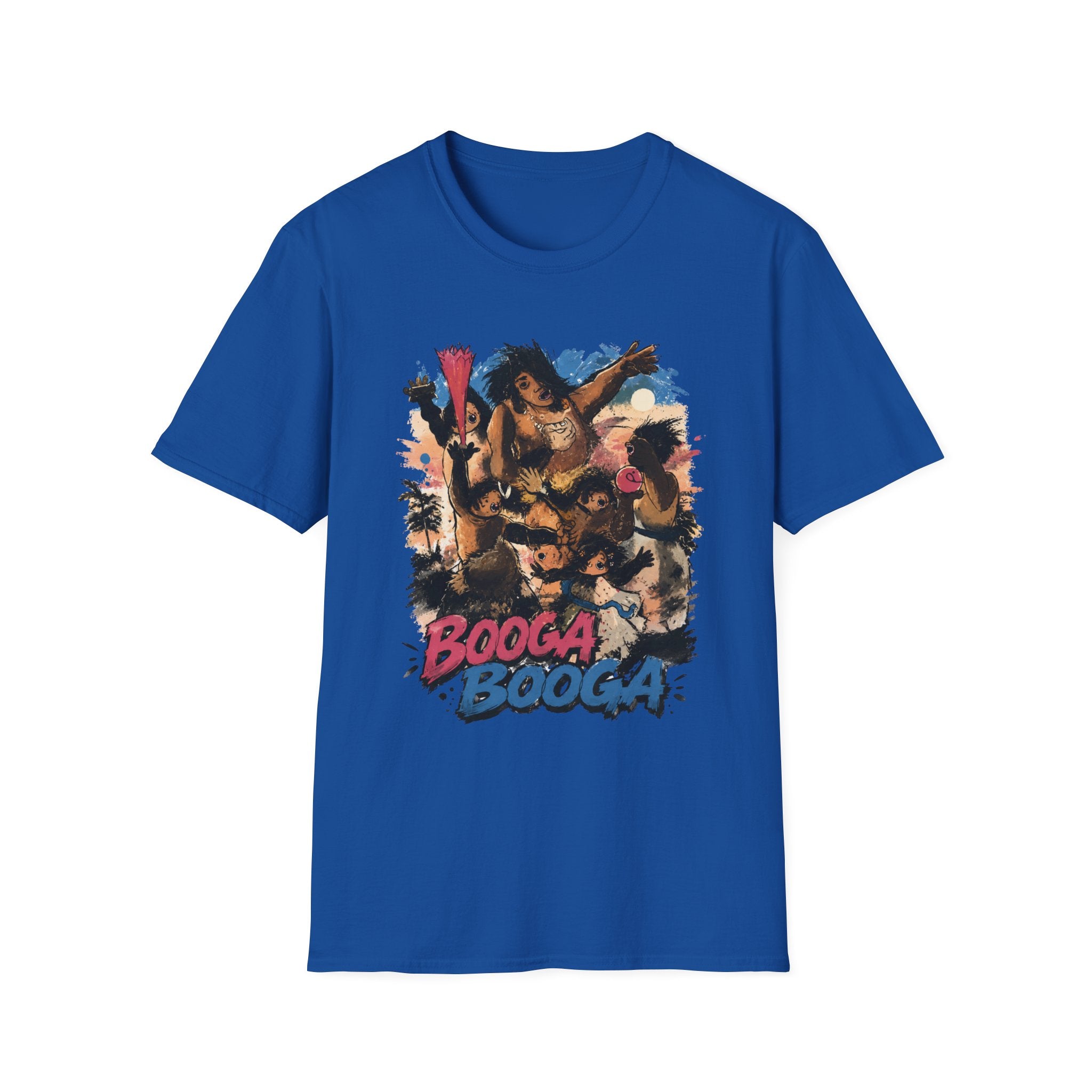 Booga Booga Surf Graphic T-Shirt — Tropical Retro Beach Vibes