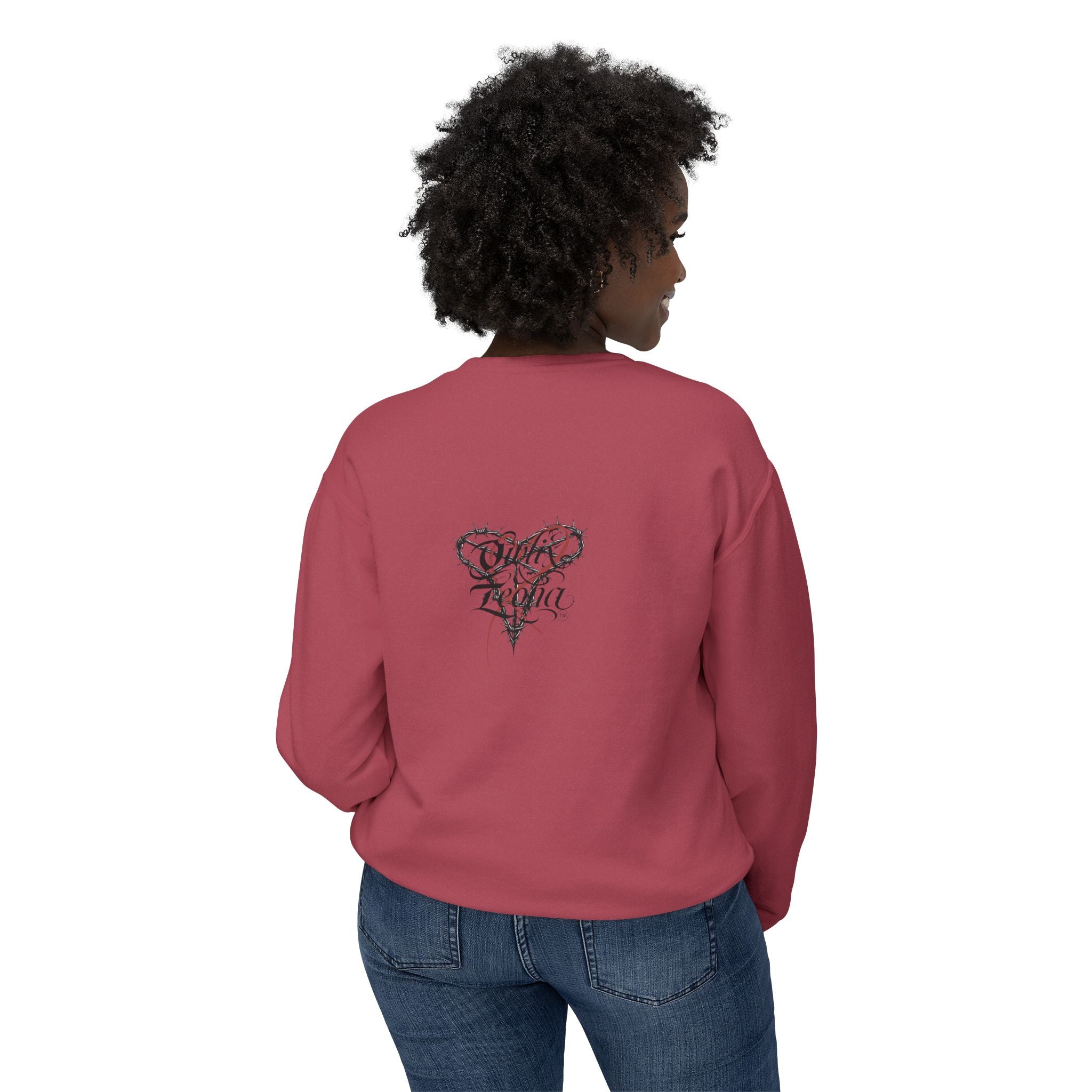 Melanin Pride Crewneck Sweatshirt — Elegant Portrait Graphic