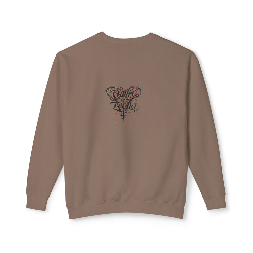 Crewneck Sweatshirt — 'Me La Nin' Melanin Portrait Graphic-Fall Collection