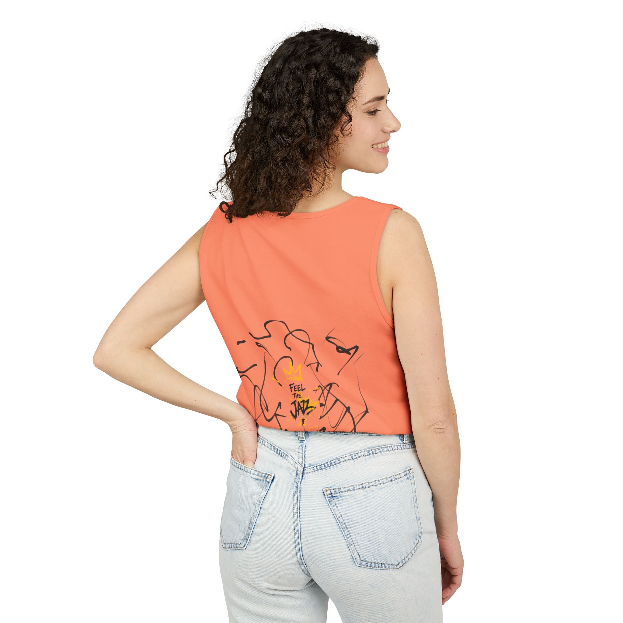 Alien Duo Graphic Tank Top — Retro Streetwear Art Tee-Tito & Raz Edition