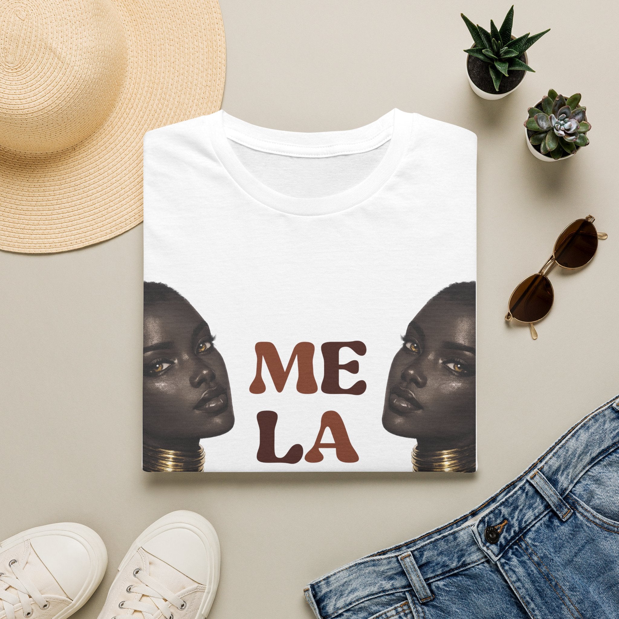 T-Shirt — Mela / Melanin Portrait Tee