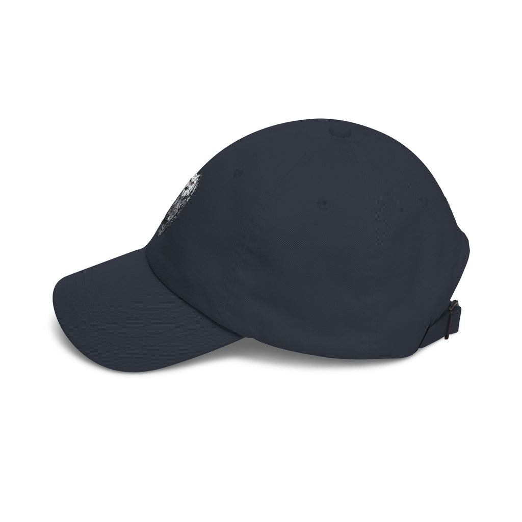 Owlix & Leona Watercolor Dad Cap — Artistic Roaring Lioness & Calm Owl Baseball Hat