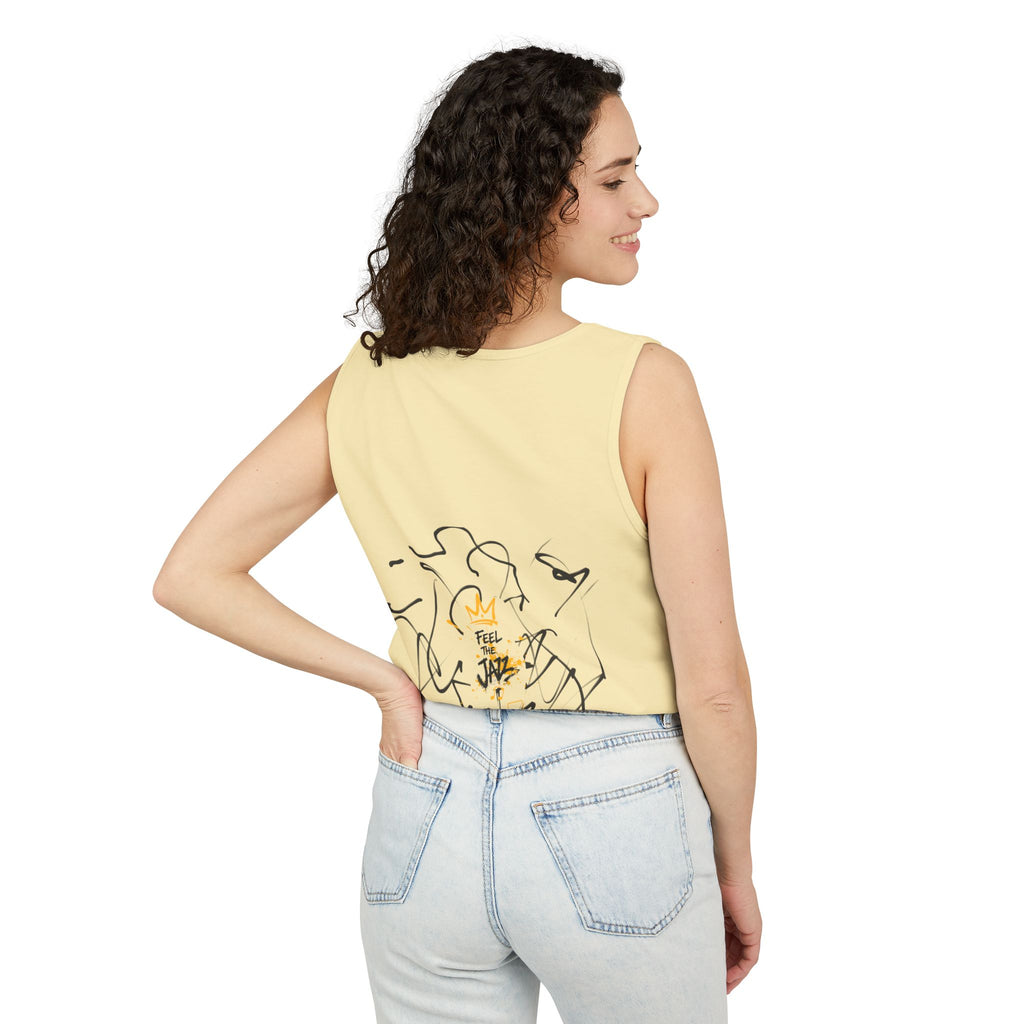 Alien Duo Graphic Tank Top — Retro Streetwear Art Tee-Tito & Raz Edition