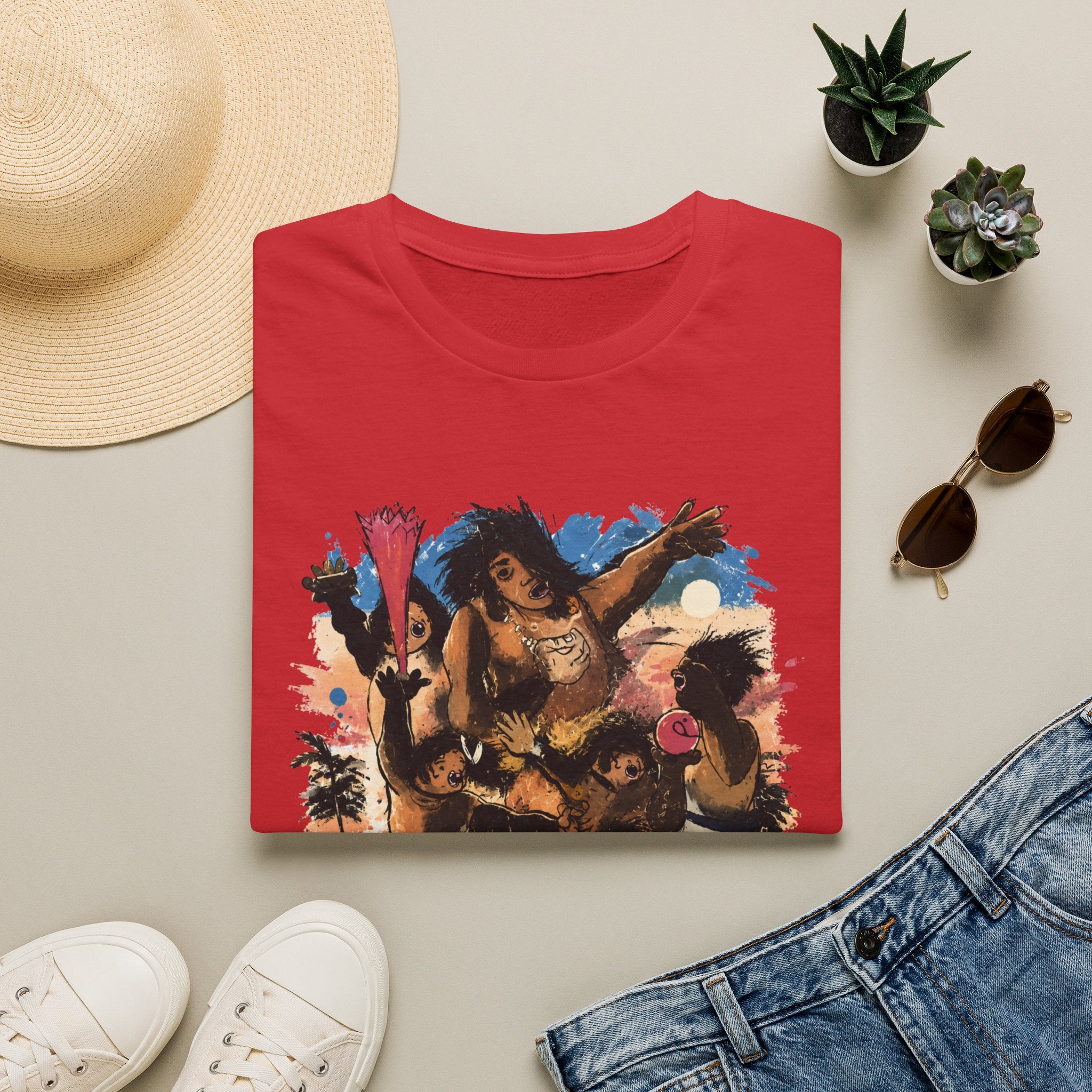 Booga Booga Surf Graphic T-Shirt — Tropical Retro Beach Vibes