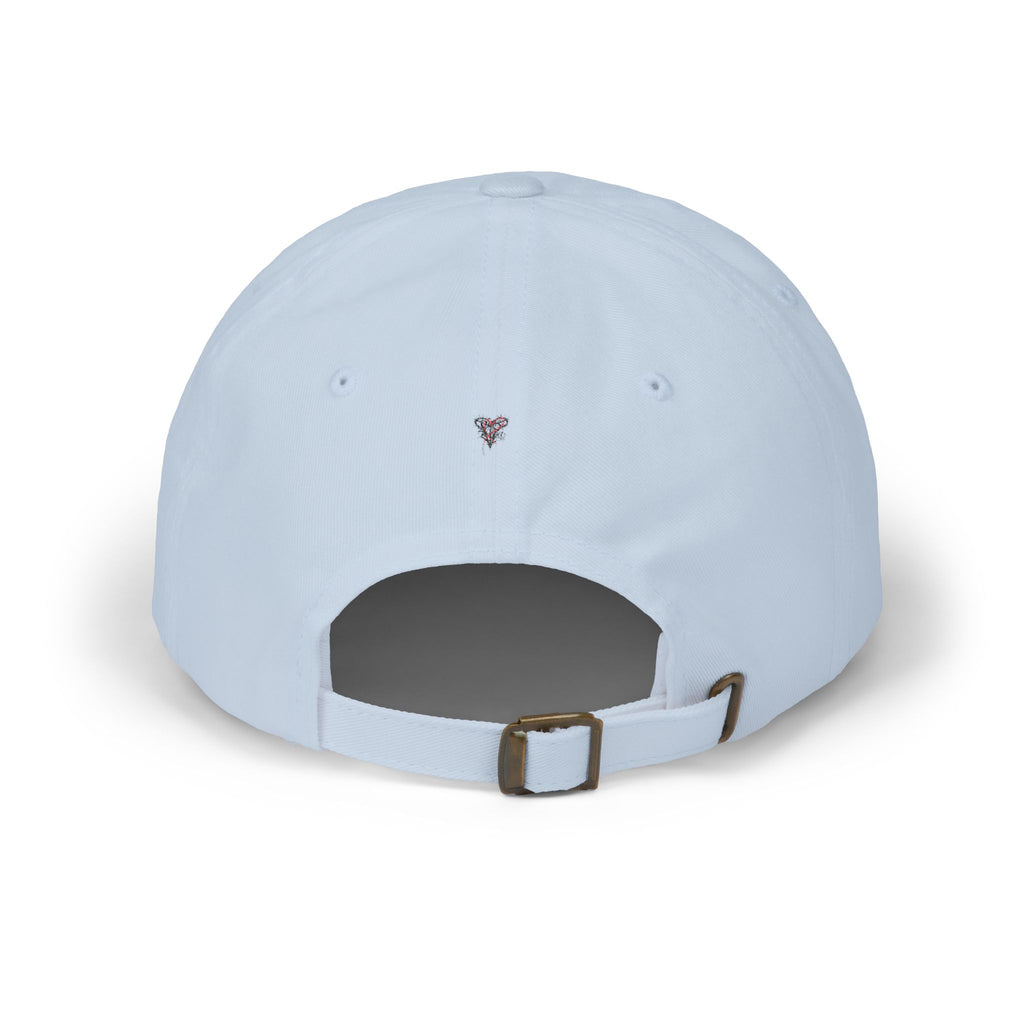 Owlix & Leona Watercolor Dad Cap — Artistic Roaring Lioness & Calm Owl Baseball Hat