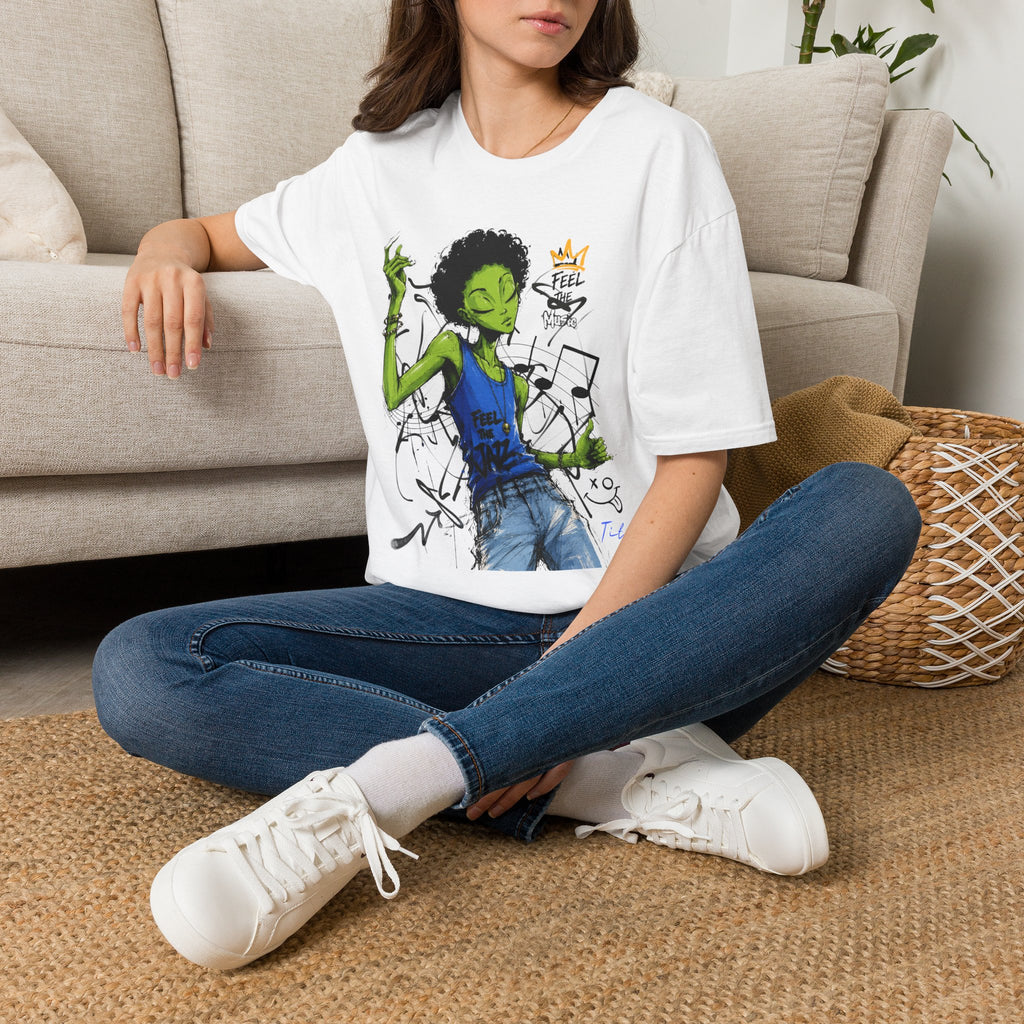 Music Vibes Graphic T-Shirt — 'Feel the Music' Tito-Tito & Ray Edition