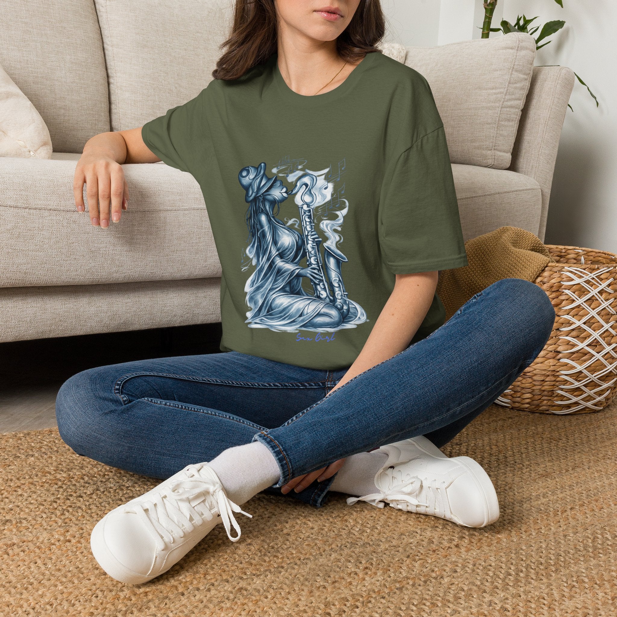 Saxophone Soul T-Shirt — Jazz Musician Silhouette Graphic